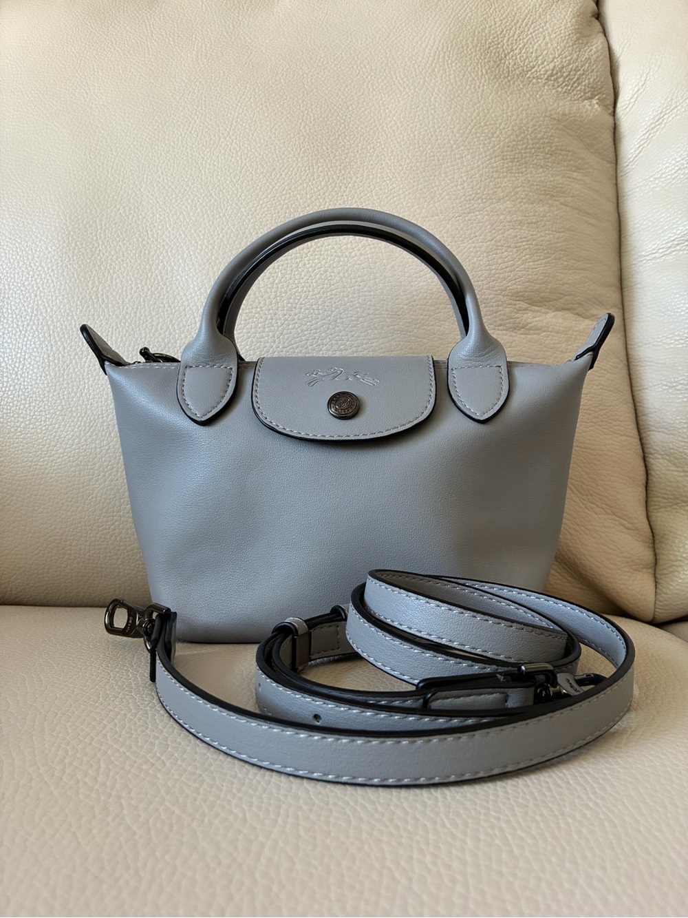 Longchamp Le Pliage Cuir XS bag